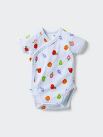 Baby Baby, colección de libros ilustrados. Body de mangas cortas | Abierto por delante | La oruga