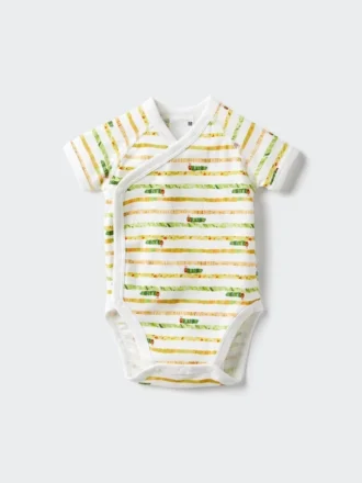 Baby Baby, colección de libros ilustrados. Body de mangas cortas | Abierto por delante | La oruga