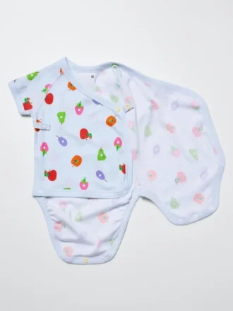 Baby Baby, colección de libros ilustrados. Body de mangas cortas | Abierto por delante | La oruga