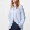 Blusa de rayón para mujer | A rayas Blusa de rayón para mujer | A rayas