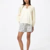 Blusa fruncida de algodón ligero para mujer Blusa fruncida de algodón ligero para mujer