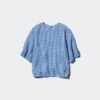 Blusa holgada de seersucker para mujer | Cuadros vichy Blusa holgada de seersucker para mujer | Cuadros vichy