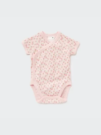 Body de manga corta Baby Joy of Print (Flores)