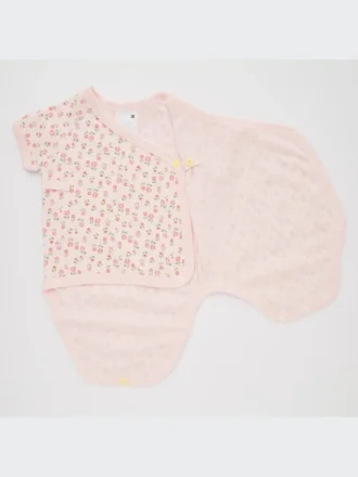 Body de manga corta Baby Joy of Print (Flores)