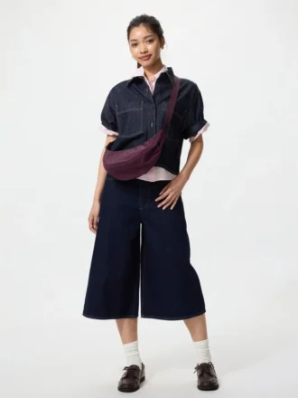 Bolso de hombro redondo unisex