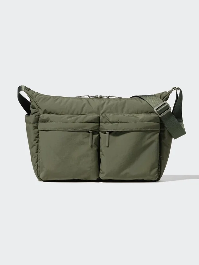 Bolso de hombro unisex con múltiples bolsillos Bolso de hombro unisex con múltiples bolsillos