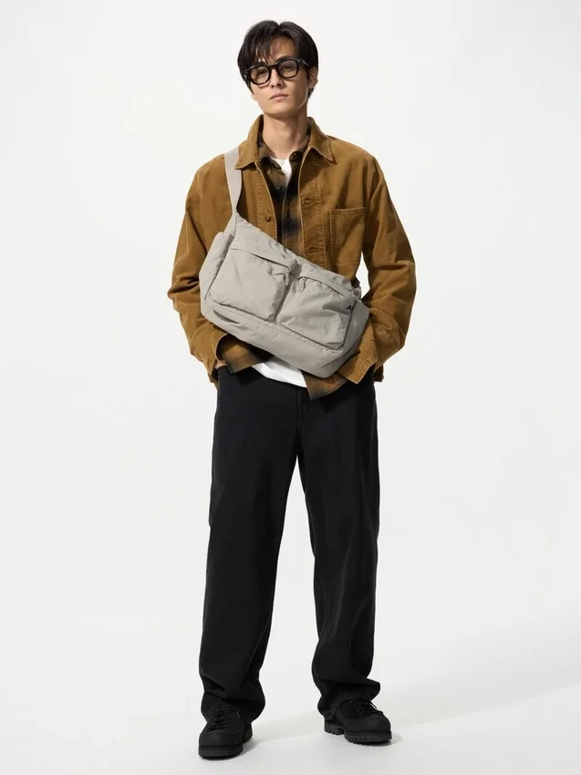 Bolso de hombro unisex con múltiples bolsillos Bolso de hombro unisex con múltiples bolsillos