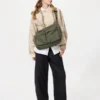 Bolso de hombro unisex con múltiples bolsillos Bolso de hombro unisex con múltiples bolsillos