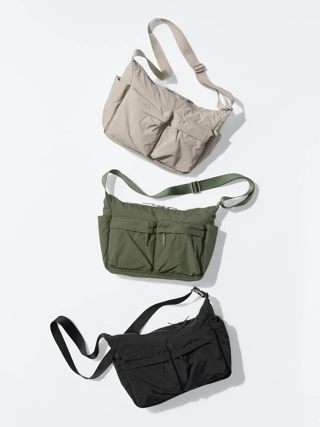 Bolso de hombro unisex con múltiples bolsillos Bolso de hombro unisex con múltiples bolsillos