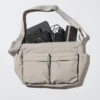 Bolso de hombro unisex con múltiples bolsillos Bolso de hombro unisex con múltiples bolsillos