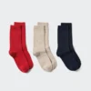 Calcetines acanalados para mujer | 3 pares