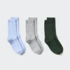 Calcetines acanalados para mujer | 3 pares