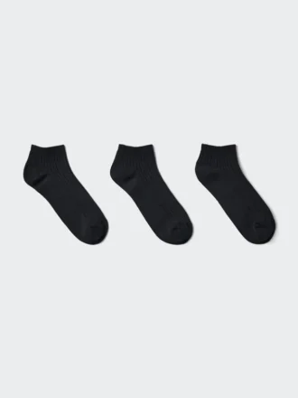Calcetines cortos acanalados para mujer | 3 pares