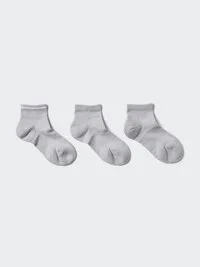Calcetines cortos de felpa para mujer | 3 pares | Acanalados