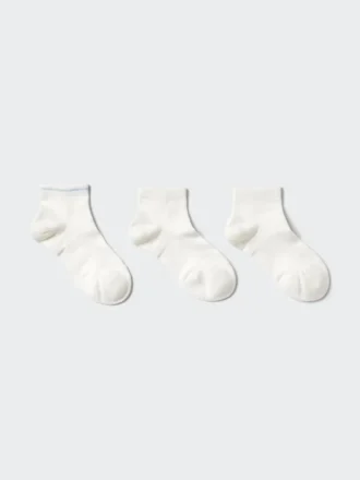 Calcetines cortos de felpa para mujer | 3 pares | Acanalados
