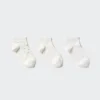Calcetines cortos de mujer | 3 pares | Flor Calcetines cortos de mujer | 3 pares | Flor