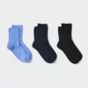 Calcetines cortos para mujer | 3 pares | Punto popcorn Calcetines cortos para mujer | 3 pares | Punto popcorn
