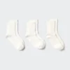 Calcetines cortos para mujer | 3 pares | Punto popcorn Calcetines cortos para mujer | 3 pares | Punto popcorn