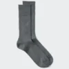 Calcetines de hombre de mezcla de algodón Supima® con canalé ancho