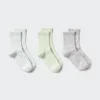 Calcetines de mujer con efecto slub | 3 pares Calcetines de mujer con efecto slub | 3 pares