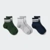 Calcetines de mujer de felpa | 3 pares | A rayas Calcetines de mujer de felpa | 3 pares | A rayas
