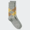 Calcetines de rombos para hombre