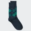 Calcetines de rombos para hombre
