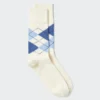 Calcetines de rombos para hombre