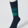 Calcetines de rombos para hombre