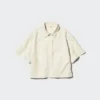 Camisas boxy de denim para mujer | Mangas cortas
