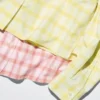 Camisas cortas de corte cuadrado Oxford para mujer | A cuadros Camisas cortas de corte cuadrado Oxford para mujer | A cuadros