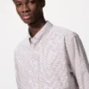 Camisas de hombre de tela de sarga | Botones en el cuello | A cuadros Camisas de hombre de tela de sarga | Botones en el cuello | A cuadros