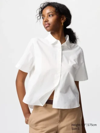 Camisas de pantalón corto de algodón para mujer