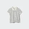 Camisas de piqué mini para mujeres | A rayas