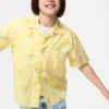 Camisas infantiles de cuello abierto | Mangas cortas | Estampado