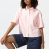 Camisas Oxford Boxy para mujer | Mangas cortas