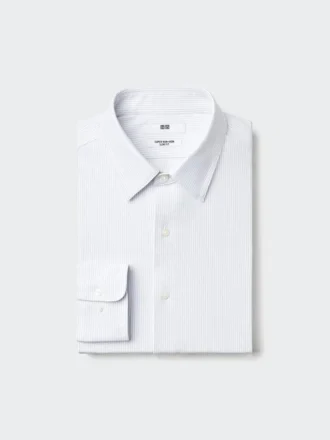 Camisas slim de jersey «Super Non-Iron» para hombre | Cuello clásico | A rayas