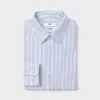 Camisas slim de jersey «Super Non-Iron» para hombre | Cuello clásico | A rayas