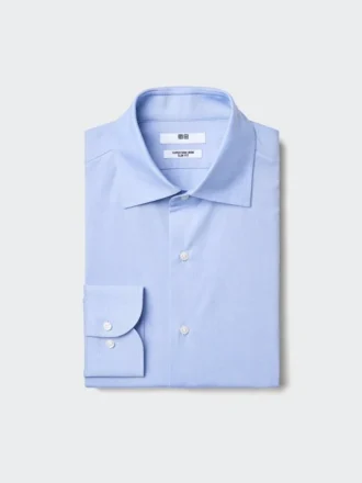 Camisas slim para hombre Super Non-Iron | Cuello abierto