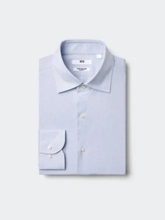Camisas slim para hombre Super Non-Iron | Cuello abierto | A cuadros