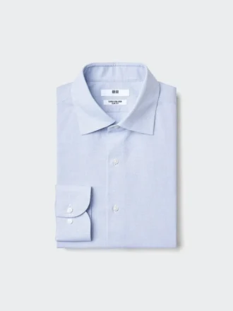Camisas slim para hombre Super Non-Iron | Cuello abierto | A cuadros