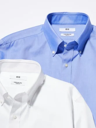 Camisas slim para hombre Super Non-Iron | Cuello con botones Camisas slim para hombre Super Non-Iron | Cuello con botones