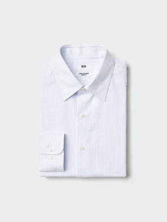 Camisas slim para hombre Super Non-Iron | Cuello regular | A rayas