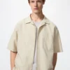 Camisas unisex de algodón y lino | Mangas cortas