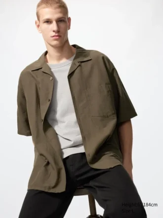 Camisas unisex de algodón y lino | Mangas cortas