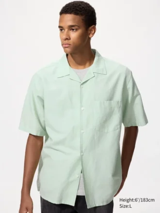 Camisas unisex de algodón y lino | Mangas cortas