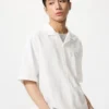 Camisas unisex de algodón y lino | Mangas cortas Camisas unisex de algodón y lino | Mangas cortas