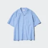 Camisas unisex de algodón y lino | Mangas cortas Camisas unisex de algodón y lino | Mangas cortas