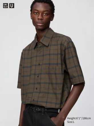Camisas unisex de corte holgado | Mangas cortas | A cuadros