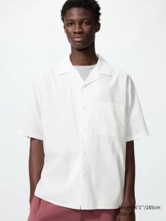Camisas unisex de cuello abierto | Mangas cortas